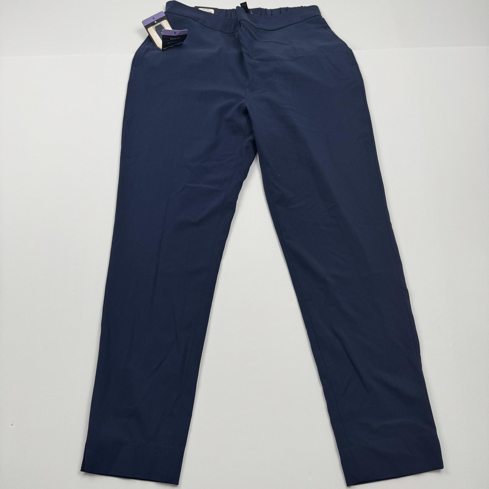 Banana Republic Pants Womens 4 (27x26) Blue Pull On Stretch Work Casual Slacks